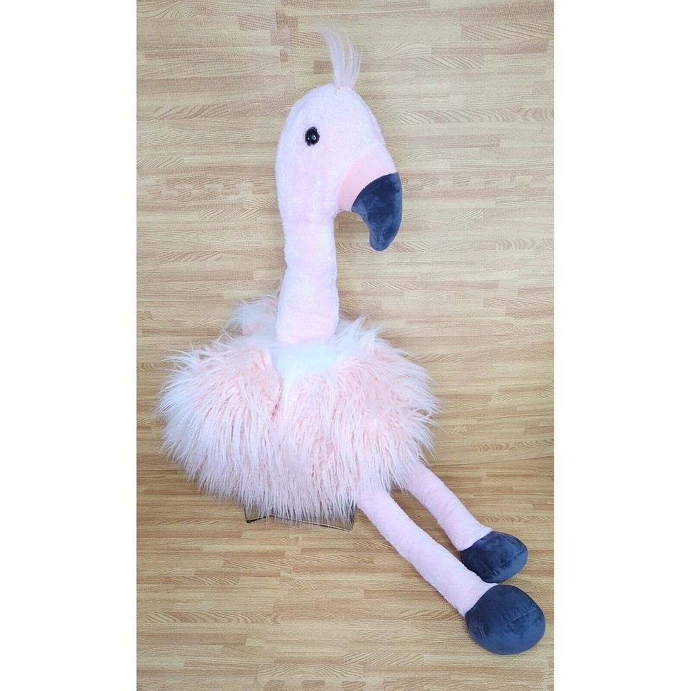 Giant Pink Flamingo 42" Stuffed Plush Animal Dangling Legs